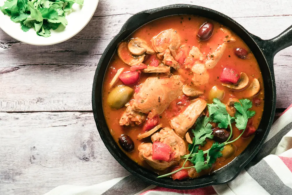 poulet chasseur cacciatore