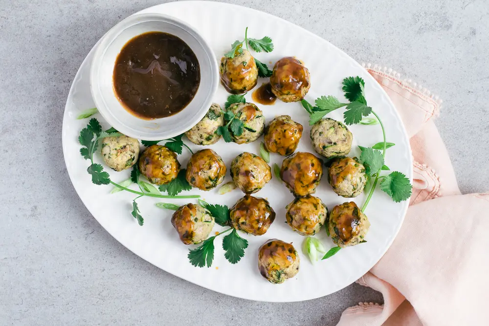 Boulettes de poulet asiatiques