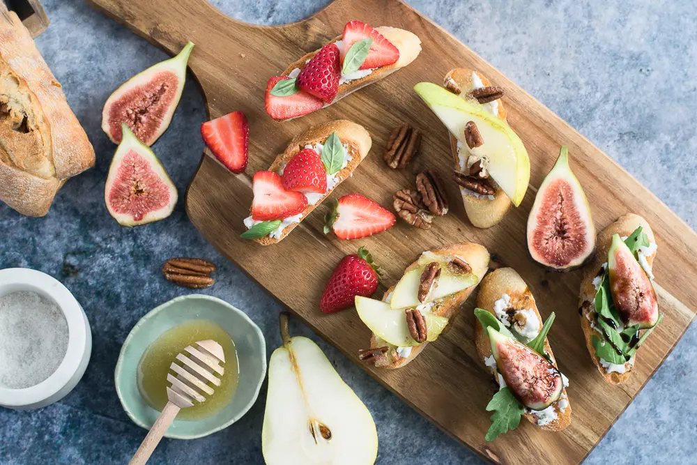 Crostinis au fromage de chèvre