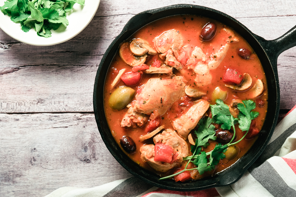 Poulet chasseur cacciatore concours