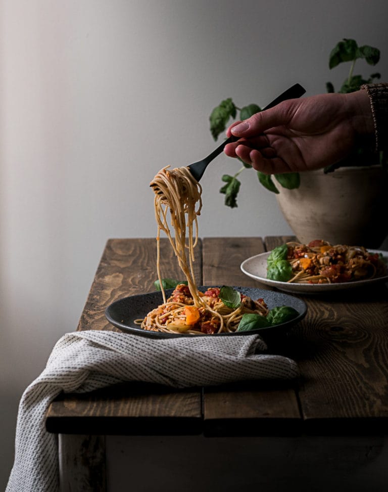sauce spaghetti à la PVT végé facile à faire