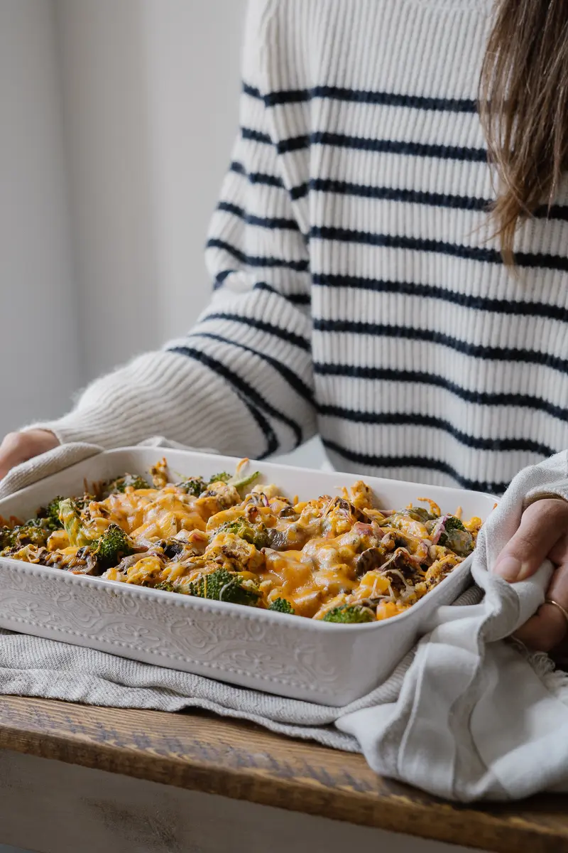 Gratin de tofu et courge au cheddar fort