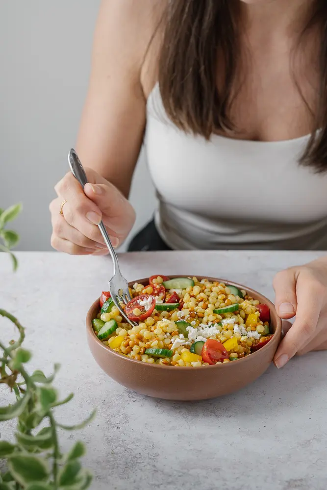 Salade de couscous perlé