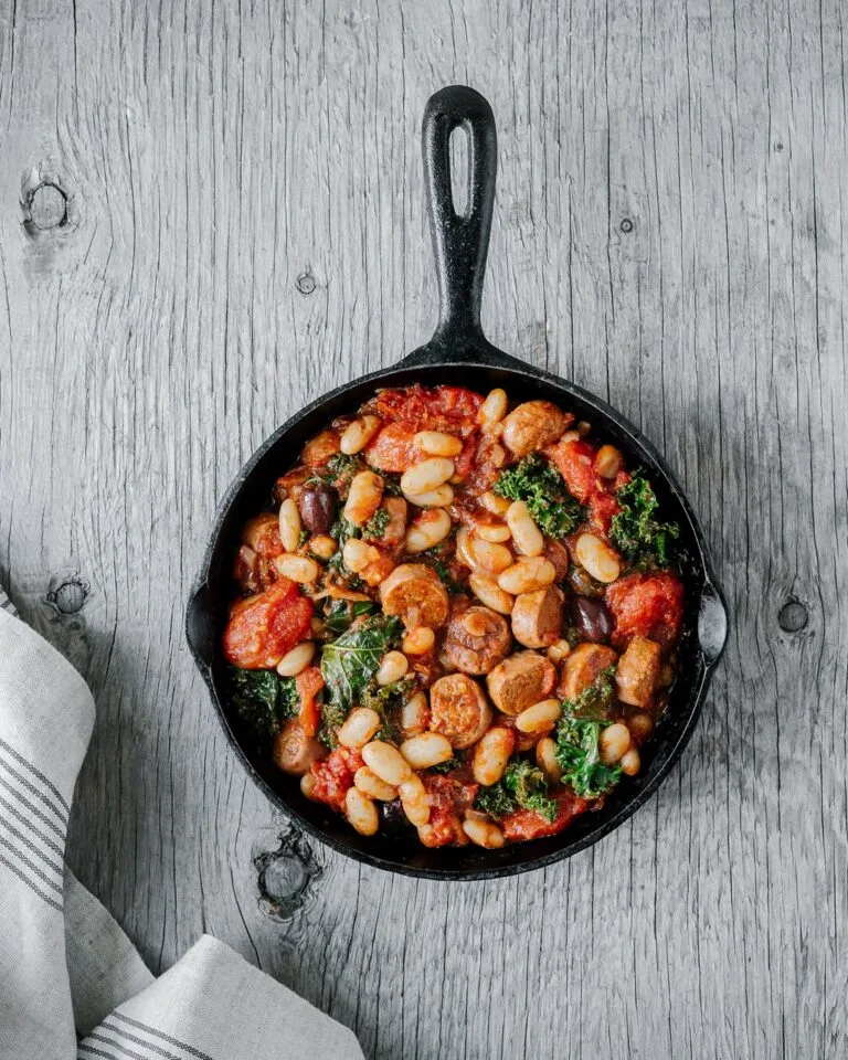 casserole saucisses haricots blancs réconfort santé