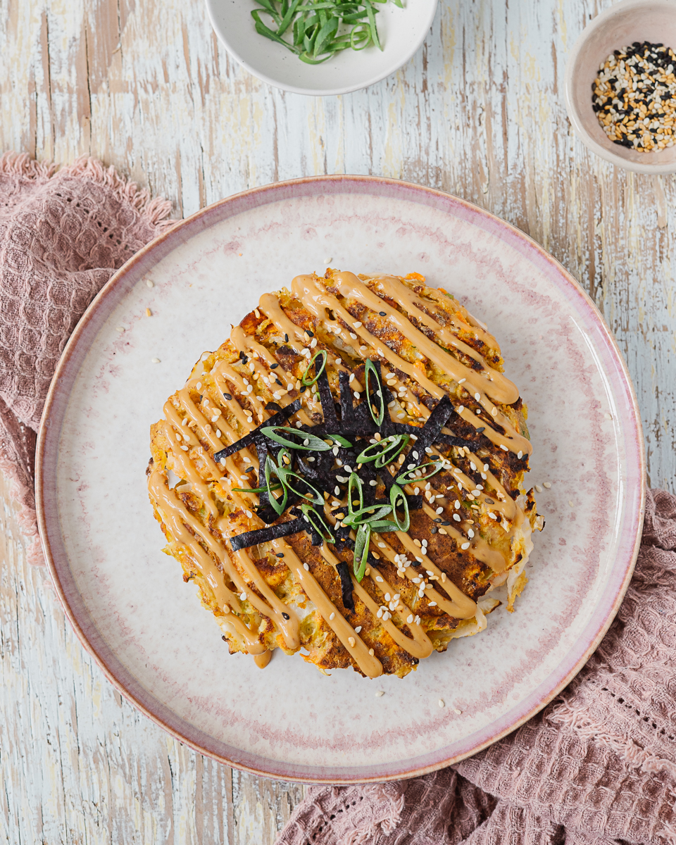 Okonomiyaki aux crevettes