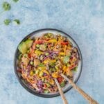 Salade thaïe de quinoa aux arachides