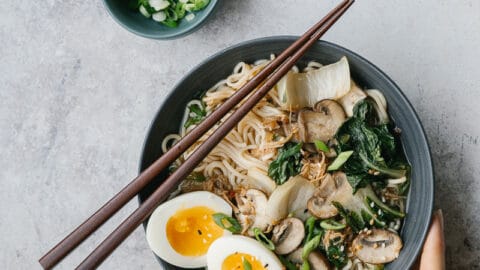 Ramen au porc effiloché