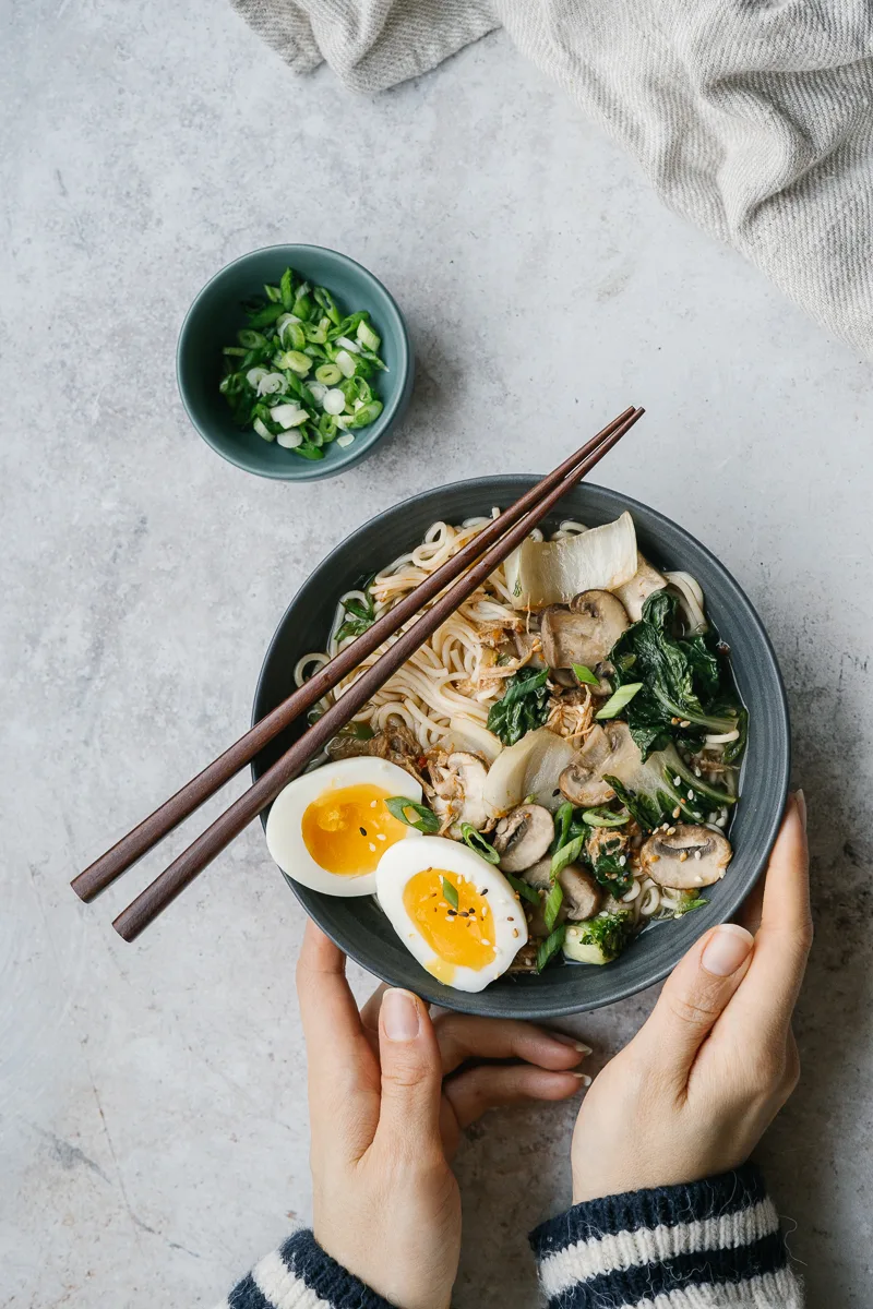 Ramen au porc effiloché