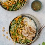 bol repas porc à la citronnelle facile rapide complet healthy