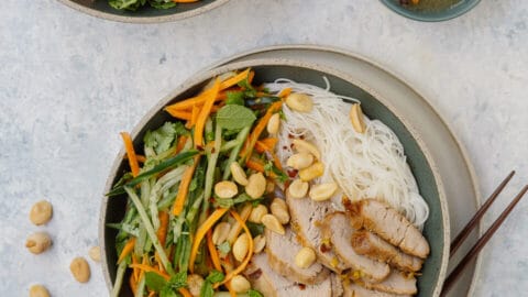 bol repas porc à la citronnelle facile rapide complet healthy