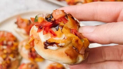 bruschetta poivrons grillés