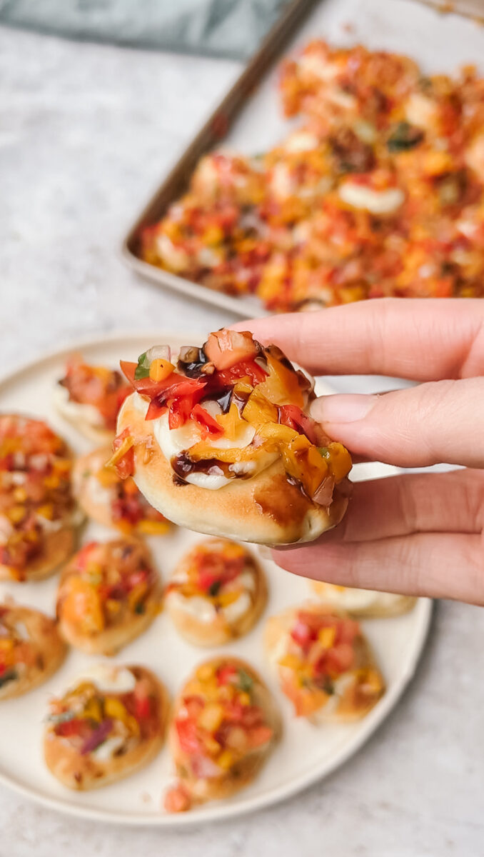 bruschetta poivrons grillés