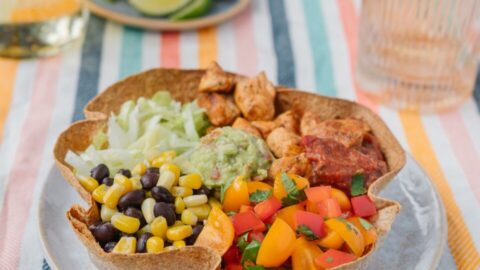 bol tortillas au poulet