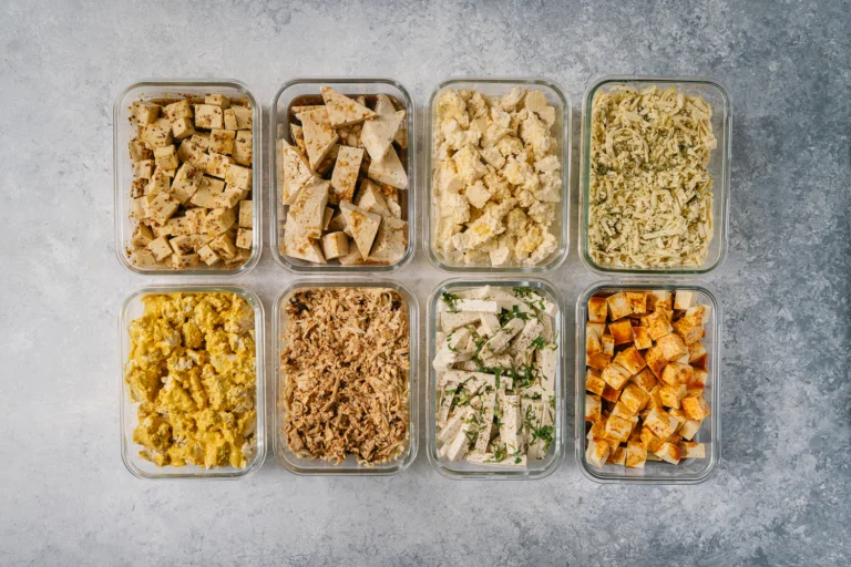 8 marinades pour le tofu dans 8 plats vue de haut nutritionniste recette santé protéines végétales