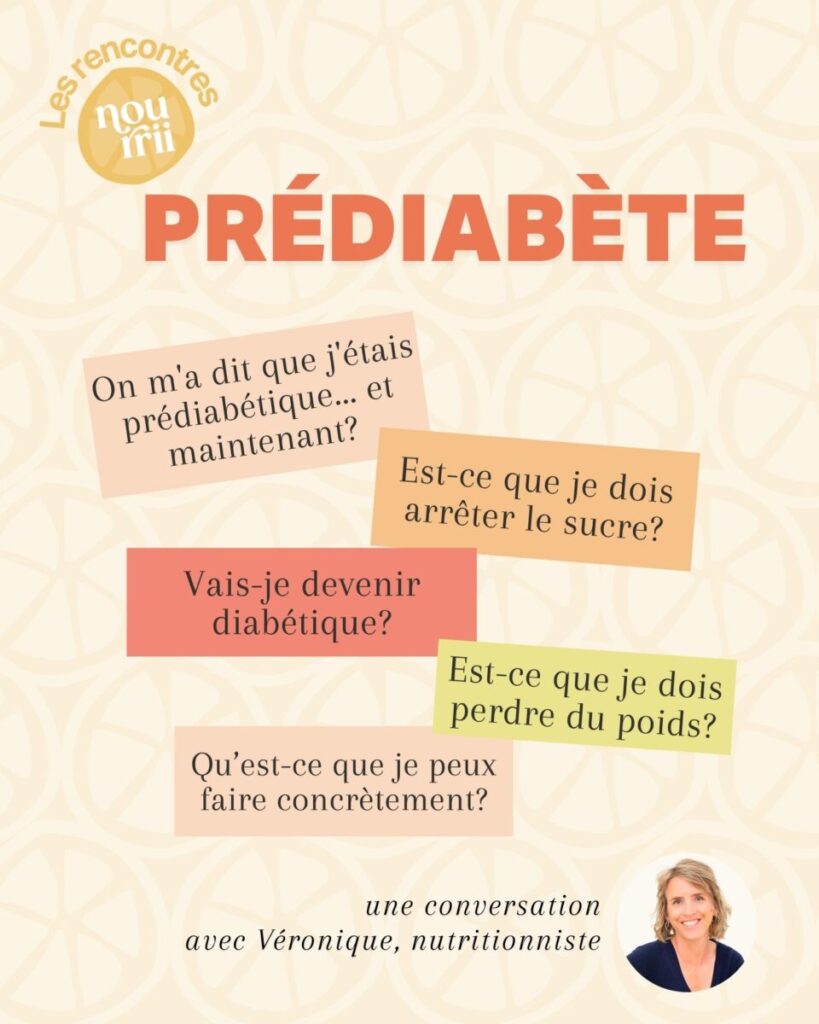 capsule les rencontres nourrii véronique plante prédiabète