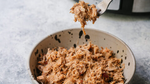 poulet effiloché à la mijoteuse