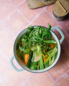 Bouillon de légumes faible en FODMAP