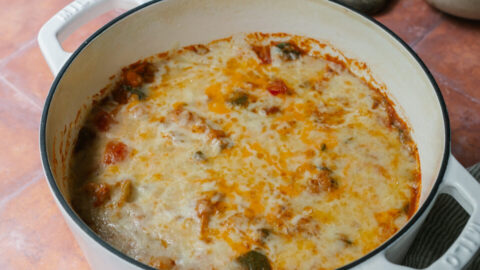 casserole haricots blancs pizza savoureux facile réconfortant