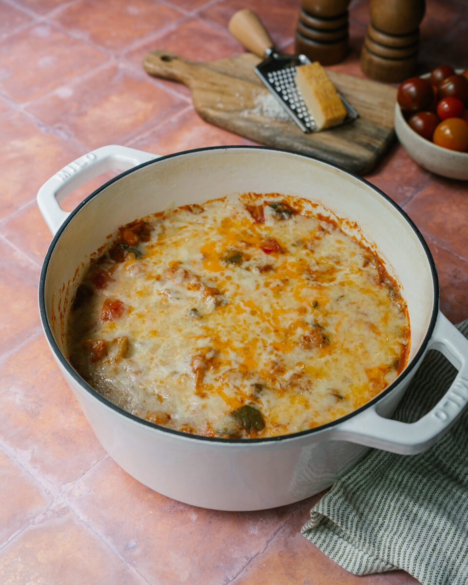 casserole haricots blancs pizza savoureux facile réconfortant