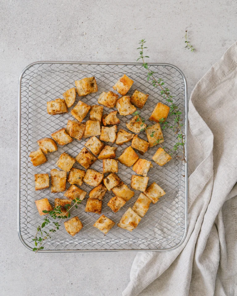 croutons maison huile d'olive croustillants