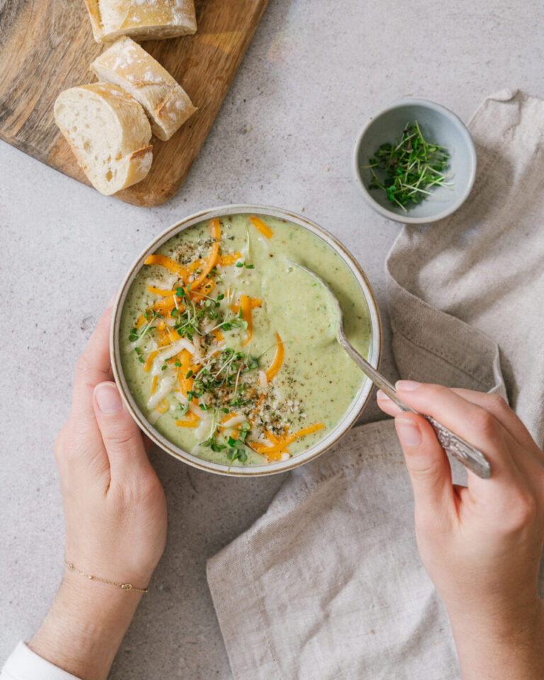 potage brocoli facile reconfortant